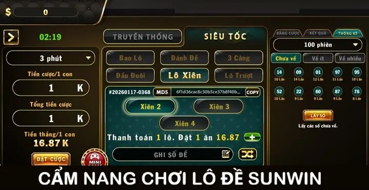 Cẩm nang chơi lô đề nhanh Sunwin hiệu quả từ cao thủ