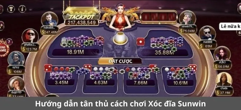 Hướng dẫn tân thủ chơi Xóc đĩa Sunwin thắng lớn